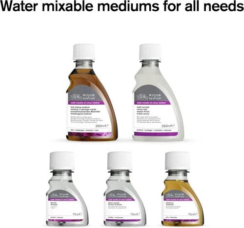 Miniatura 7 de Winsor & Newton Artisan aceite de secado rápido, soluble en agua, para artesanos, botella de 75 ml Aceite de linaza artesanal