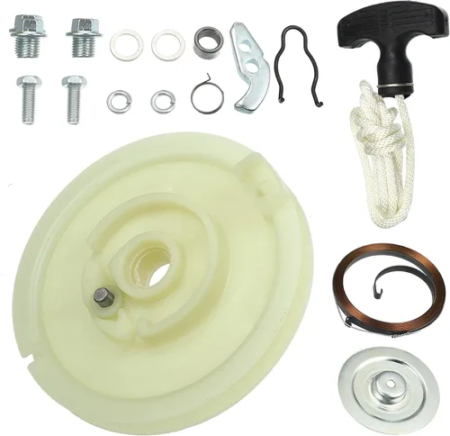 X AUTOHAUX Kit de inicio de cable de retroceso para Polaris Sportsman Trail-Blazer Xpedition Magnum Scrambler Rebuild Recoil Starter Wheel Assembly