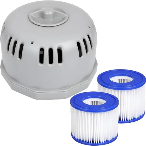 Aplicable a P6653 y P05343 Piezas de Repuesto Tipo VI Juego de Soporte de Filtro para Jacuzzi Coleman Saluspa, Incluye 2 Cartuchos de Filtro de