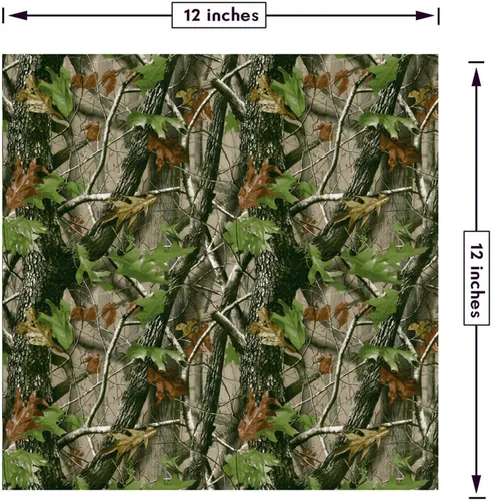 Miniatura 2 de Hojas de vinilo autoadhesivas de camuflaje de 12 x 12 pulgadas, vinilo permanente surtido de camuflaje, funciona con cortadores de manualidades