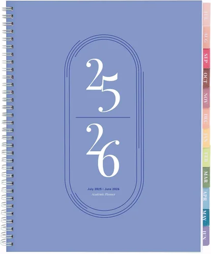 Miniatura 19 de Rileys - Agenda académica 2025-2026, agenda diaria, semanal y mensual, julio de 2025 a junio de 2026, páginas de notas para estudiantes