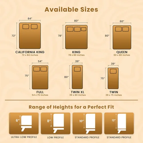 Miniatura 7 de Utopia Bedding Funda de colchón impermeable de alta calidad, protector de colchón con cremallera individual XL, 8 pulgadas de profundidad, a prueba