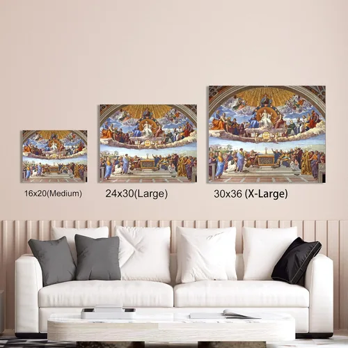 Miniatura 130 de A&T ARTWORK Campo de trigo con cipreses de Van Gogh Las reproducciones de arte clásico mundial, impresiones en lienzo giclée para decoración