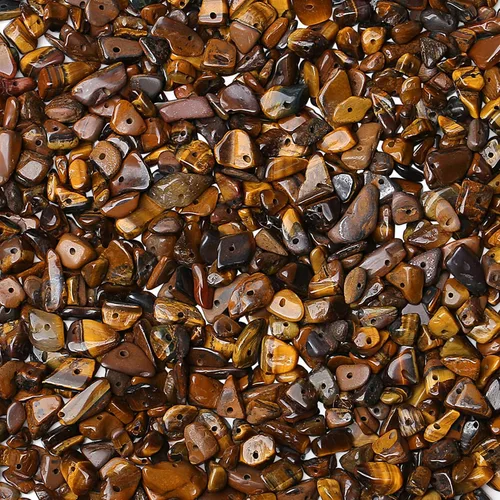 Miniatura 26 de ZHIYUXI 400 cuentas para hacer joyas, cuentas multicolor de 0.197-0.315 in, piedras preciosas de piedra natural, cuentas sueltas irregulares a