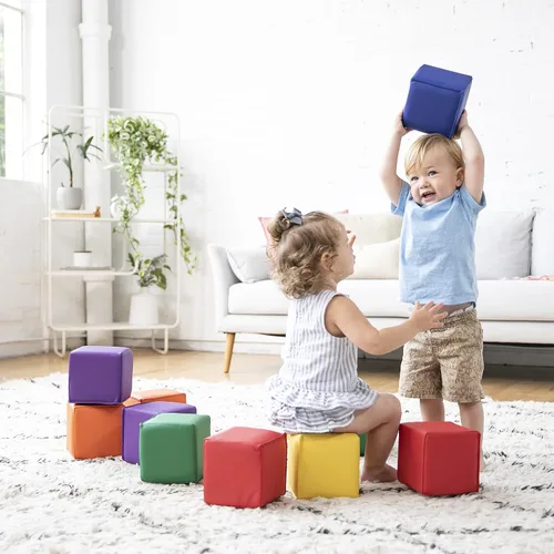 Miniatura 8 de ECR4Kids Softzone - Bloques blandos para niños (12 piezas)