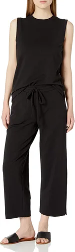 Miniatura 5 de Daily Ritual Pantalón de rizo de algodón y modal de gran tamaño para mujer