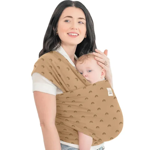Miniatura 32 de KeaBabies Portabebés Envolvente - Portabebés Original Todo en 1 de Recién Nacido a Niño Pequeño, Fácil de Usar, Vínculo con Manos Libres, Ligero