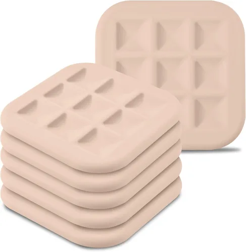 Miniatura 19 de Paquete de 6 salvamanteles de silicona para platos calientes, almohadillas calientes para cocina, salvamanteles para ollas y sartenes calientes