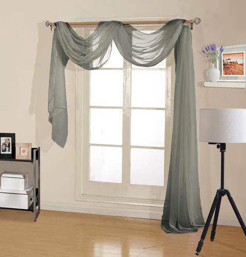 Miniatura 10 de Decotex - Bufanda de gasa transparente de calidad premium para diseños de hogar y eventos