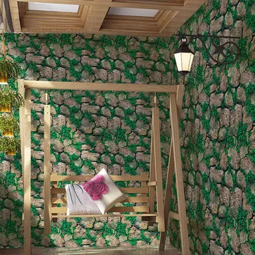 Miniatura 4 de Yancorp Papel adhesivo de ladrillo de 10 pies para despegar y pegar, autoadhesivo, papel de contacto de piedra para chimenea, cocina, cubiertas