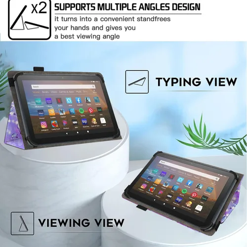 Miniatura 2 de Funda universal para tablet Android de 7 y 8 pulgadas, delgada, plegable, para todas las tabletas con pantalla táctil de 7 a 8.5 pulgadas
