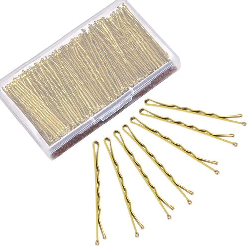 Miniatura 7 de MORGLES 240 pines Bobby plateados con caja de 2.2 pulgadas para cabello gris Plata (2.2 pulgadas)