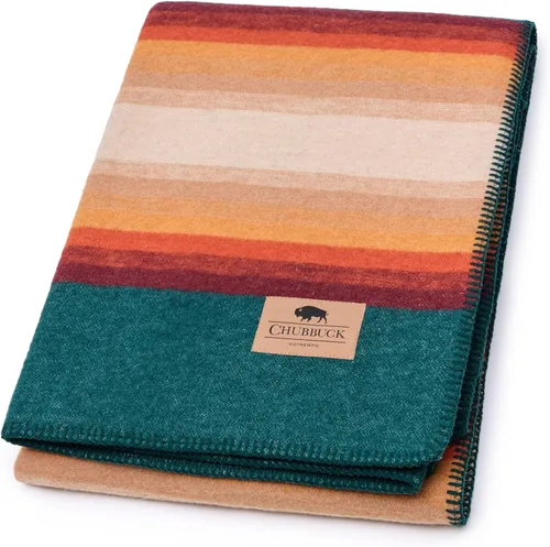 Miniatura 19 de Chubbuck - Manta de lana 100% para campamento (60 x 84 pulgadas), mantas grandes y cálidas para campamento, emergencias, conciertos al aire libre