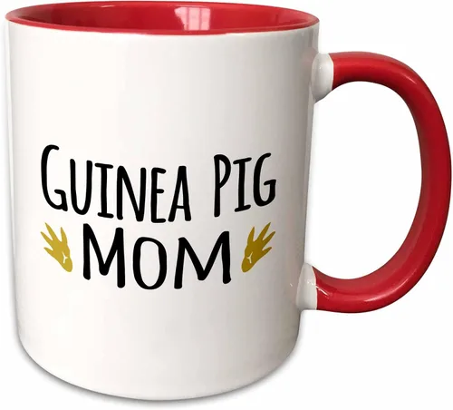 Miniatura 10 de 3dRose mug_154048_1 Taza de cerámica de cerámica con huellas de patas marrones para dueños de mascotas, dueños de mascotas, con huellas de patas