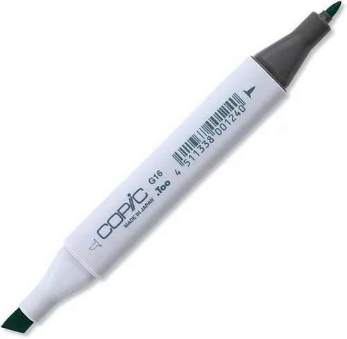 Miniatura 11 de Copic Marcador de alcohol clásico, de doble punta, BG13-Copic, verde menta