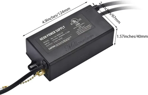 Miniatura 3 de UL 6.5KV Transformador de señal de neón para letreros de neón Fuente de alimentación ligera 120V CA 50/60HZ