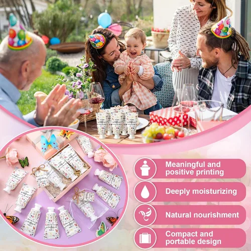 Miniatura 6 de 48 Juegos de Crema de Manos de Flores Silvestres para Baby Shower Regalos Obsequios de Fiesta de Crema de Manos para Invitados Regalo de Flores