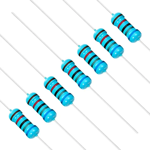 Miniatura 36 de Chanzon 50 piezas 1 W 10 Ω ohm Resistencia de película metálica fija de tolerancia 0.01 ±1% 10R MF Resistencias de agujero pasante con limitación