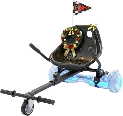 Awwscooter K1 - Accesorio de asiento para scooter de autoequilibrio, marco ajustable para tablas de 6.5"/8"/10", fácil instalación, diversión para