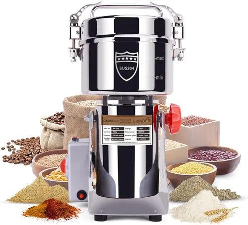 Miniatura 9 de Goldtouch Molinillo de Grano de 150g Molinillo 1500W Eléctrico de Acero Inoxidable Molinillo de Grano Pulverizador de Alta Velocidad Máquina