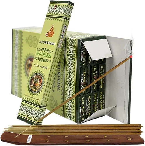 Miniatura 8 de Dragons Blood Inciense Sticks and Holder Bundle Ayurvedic Hand Made Insence Insence