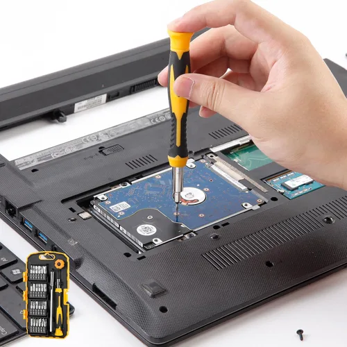 Miniatura 7 de KREBS Juego de destornilladores de precisión 51 en 1 con puntas Kit de destornillador magnético para electrónica portátil, estuche de almacenamiento