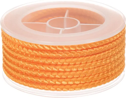 Miniatura 45 de HARFINGTON Cordón de hilo de nailon para cuentas de 0.063 in, cuerda de nailon trenzado extrafuerte para manualidades, pulseras, joyería, Negro