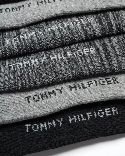 Miniatura 4 de Tommy Hilfiger Calcetines para hombre - Calcetines tobilleros de corte de cuarto (12 unidades)
