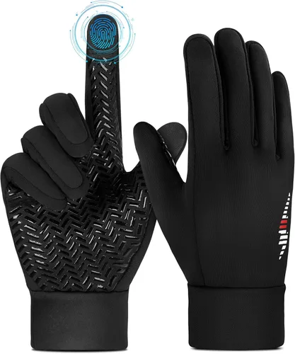Guantes de ciclismo cálidos de invierno para hombre, pantalla táctil térmica, ligeros, para clima frío, guantes para mujer, antideslizantes,