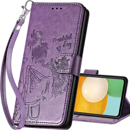Miniatura 8 de Funda tipo cartera para Samsung Galaxy A53 5G, con función de soporte, para mujeres y hombres, funda de piel sintética para Samsung Galaxy A53 5G