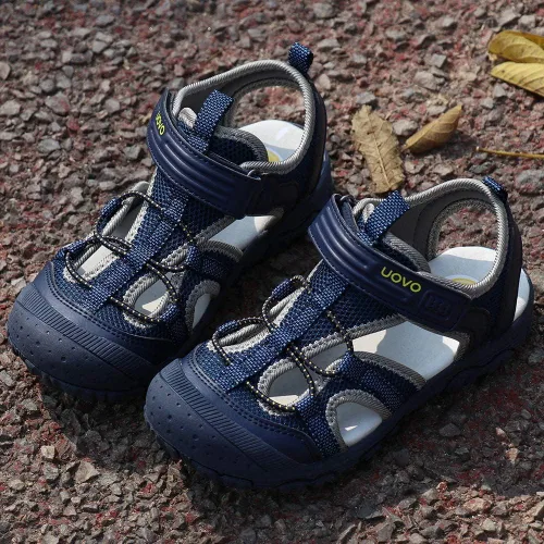 Miniatura 5 de Uovo - Sandalias deportivas para niños pequeños, con puntera cerrada, sandalias deportivas para senderismo al aire libre