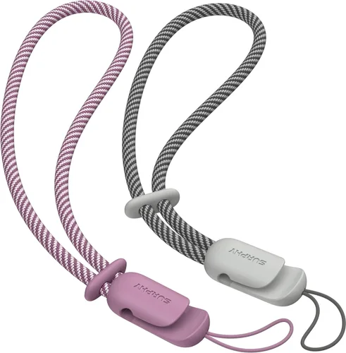 Miniatura 19 de SURPHY Paquete de 2 cordones de teléfono para funda de teléfono celular, correa de muñeca para teléfono para funda, correa de teléfono celular