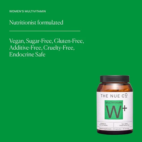 Miniatura 3 de The Nue Co. Suplemento multivitamínico para mujer - Apoya la energía, la inmunidad, la concentración, vegano, sin gluten, 30 cápsulas
