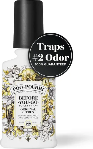 Miniatura 2 de Poo-Pourri - Spray para inodoro antes de ir, aroma cítrico original, 4 onzas líquidas