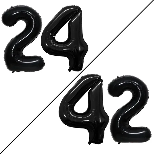 Miniatura 98 de Goer, conjunto de globos de papel aluminio para decoraciones de cumpleaños, globos de las letras de feliz cumpleaños y de números Oro