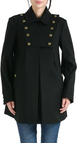 Miniatura 2 de Momo Maternity Outerwear Women Stella Wool Pea Coat Pregnancy Winter Jacket Small