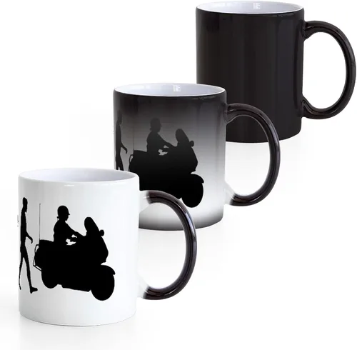 Miniatura 4 de CafePress Traffic Cop Taza mágica de cerámica, taza de té, 11 onzas