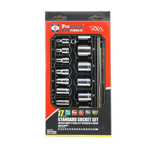 Miniatura 8 de Proferred S09201 Juego de llaves métricas estándar de 1/2", 15 piezas, 12 puntos