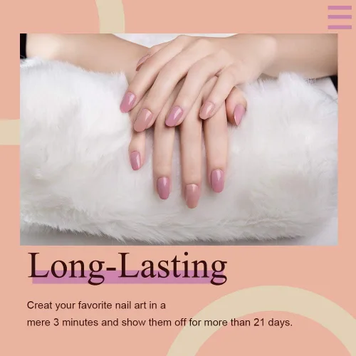 Miniatura 3 de Arte Clavo Esmalte de uñas de gel rosa lechosa de 0.5 fl oz, con luz LED, UV, remojado, transparente, rosa nude, manicura francesa, rosa claro