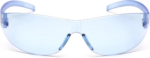 Miniatura 2 de Pyramex Alair - Lentes de seguridad para interiores y exteriores, marco de espejo para interiores y exteriores, ANSI Z87+ Marco y lentes azul