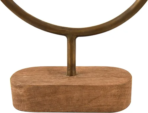 Miniatura 6 de Main + Mesa Candelabro asimétrico de madera y metal