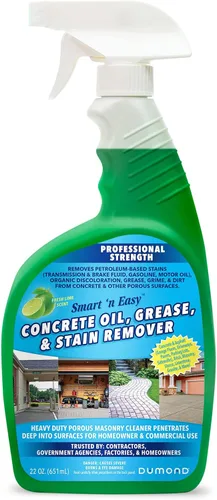 Dumond Smart 'n Easy - Removedor de aceite, grasa y manchas de concreto, limpia la suciedad, la suciedad y la suciedad a base de petróleo de