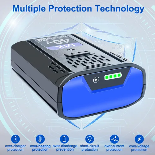 Miniatura 4 de DTK Repuesto para batería Kobalt 40V 6000mAh KPM1040A-03, KM-1640-06, KM 4040-06, baterías inalámbricas para herramientas eléctricas, 2 paquetes