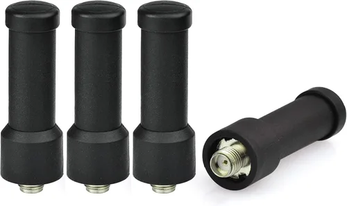 Miniatura 8 de Bingfu UHF 400-470MHz Antena de radio bidireccional de repuesto Walkie Talkie SMA Antena corta hembra Paquete de 2 unidades compatible con BaoFeng