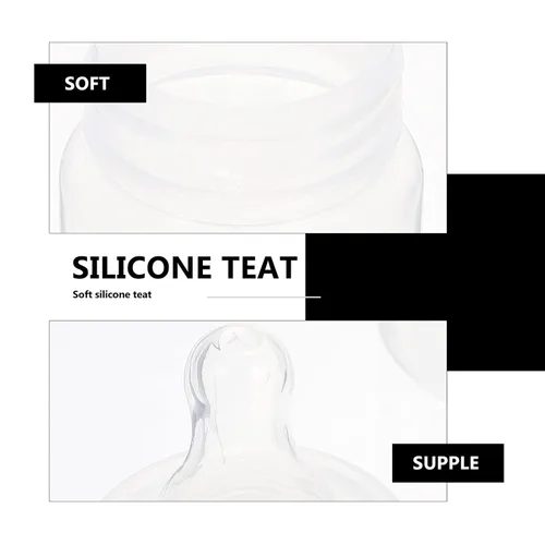 Miniatura 4 de EXCEART Botellas de leche desechables para recién nacidos, paquete de 5 con tetina suave y flexible, biberones para bebés, listos para usar