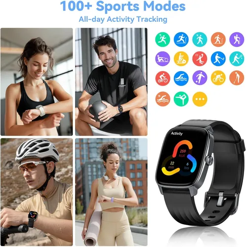Miniatura 4 de Reloj podómetro, no requiere aplicación/teléfono, pantalla de 1.85 pulgadas, reloj de seguimiento de actividad física con podómetro, contador