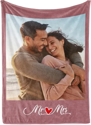 Miniatura 8 de Se envía al día siguiente, manta de fotos personalizada para un ser querido o alguien importante, impresa en Estados Unidos, manta de fotos 8 fotos