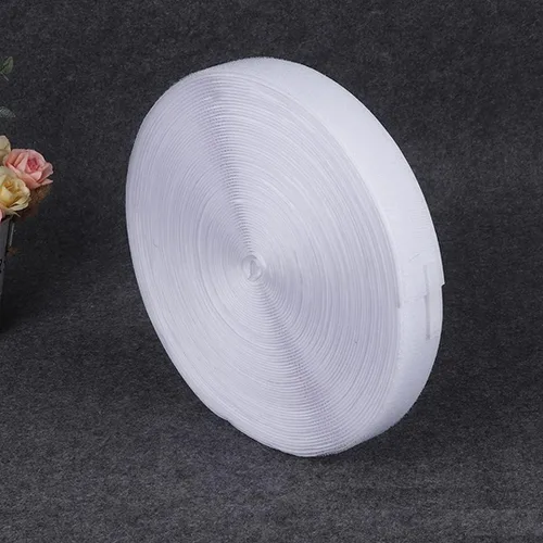 Miniatura 4 de Cinta de velcro autoadhesiva blanca de 0.75 pulgadas x 82 pies - Cinta de sujeción con respaldo adhesivo para papelería y uso doméstico