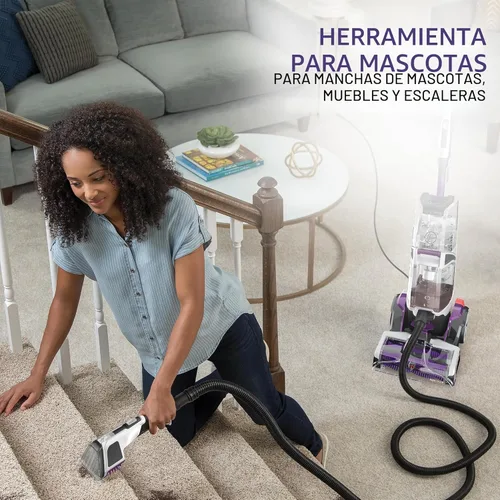 Miniatura 6 de Hoover SmartWash Pet - Máquina Limpiadora Automática de Alfombras para Mascotas con Varita Spot Chaser y Tapete de Almacenamiento, Máquina