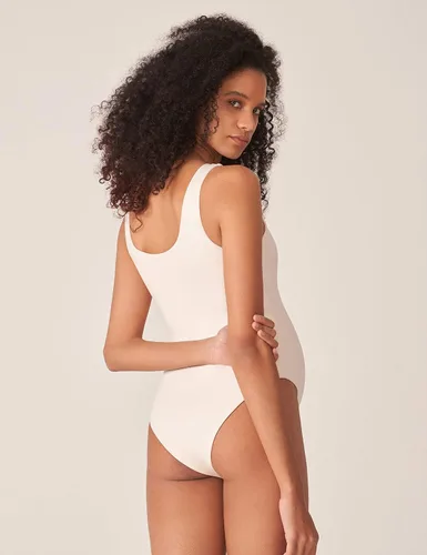 Miniatura 4 de POSHDIVAH Body de maternidad para mujer, cuello redondo, sin mangas, elástico, suave, para embarazo